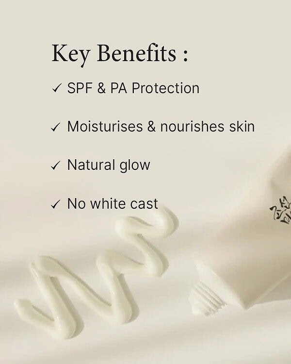 - Relief Sun is an organic sunscreen that applies gently on the skin and by also including skin calming ingredients, it allows sensitive skin types to use it with ease as well.