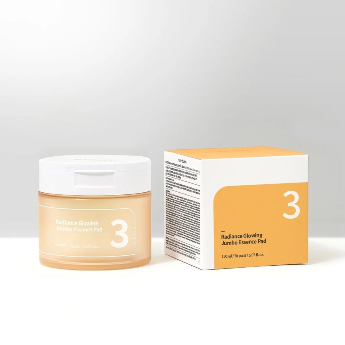 Numbuzin no. 3 radiance glowing jumbo essence pad - best price on stylekorean arabia