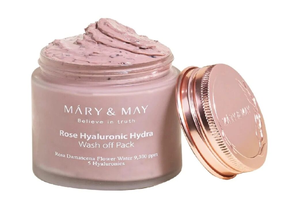 Mary&May Rose Hyaluronic Hydra Wash off Pack 125g
