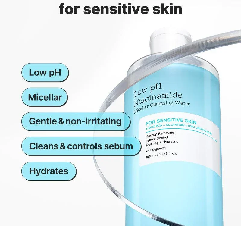 COSRX Low pH Niacinamide Micellar Cleansing Water 400ml