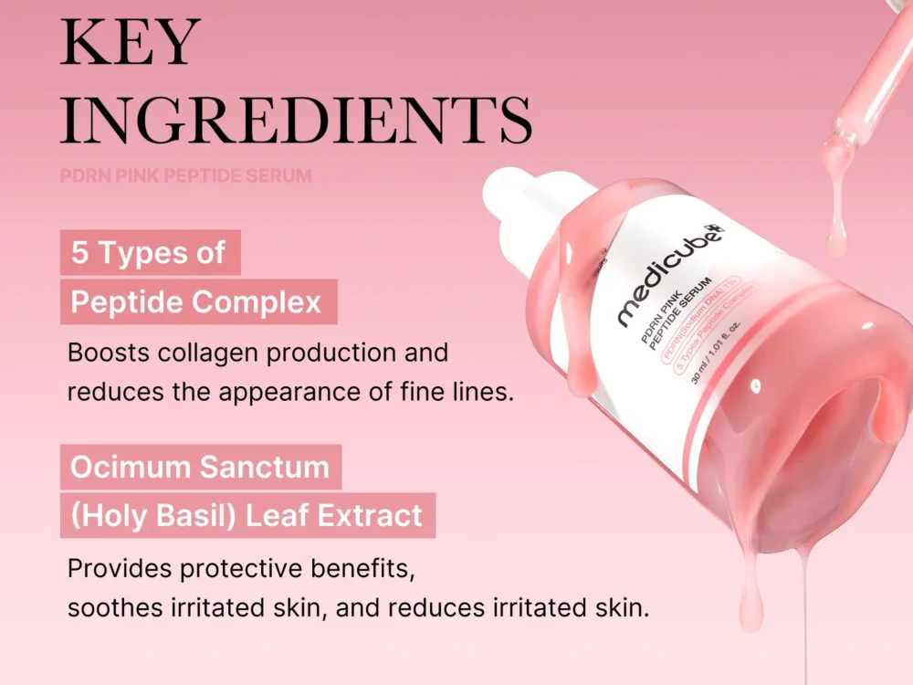 MEDICUBE Collagen PDRN Pink Peptide Serum 30ml