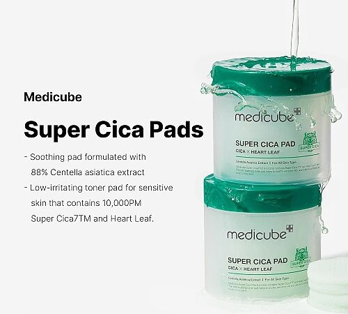 MEDICUBE Super Cica Toner Pad (70ea)
