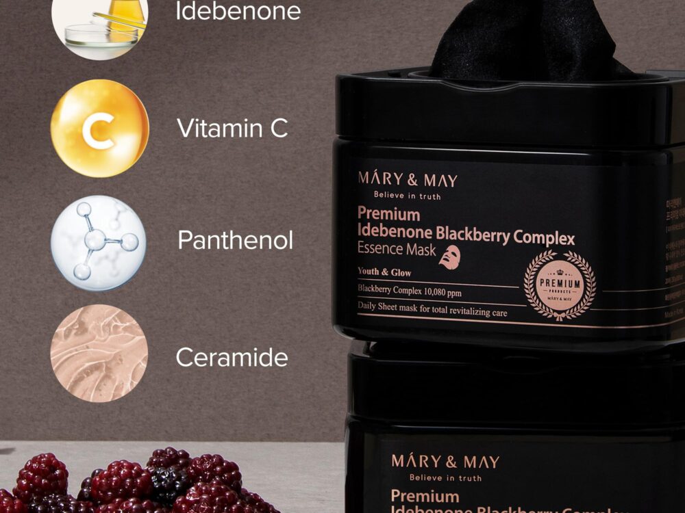 Mary&May Premium Idebenon Blackberry Complex Ampoule Mask