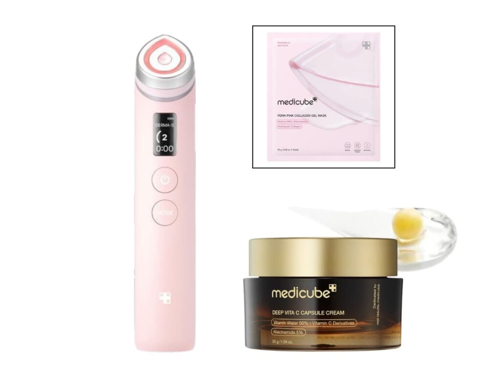 MEDICUBE AGE-R Booster Pro Pink + Vita C Capsule Cream Set