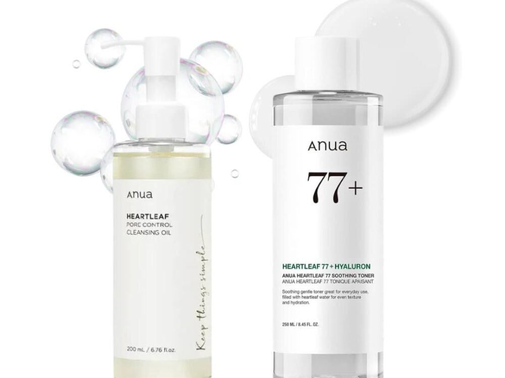 Anua Heartleaf Toner + Cleansing Oil Set