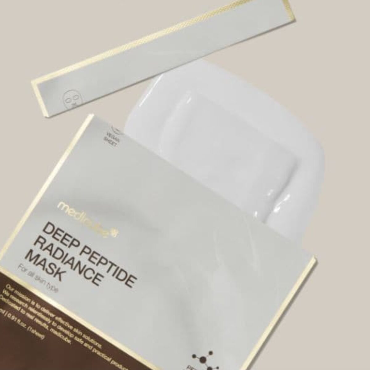 Medicube deep peptide radiance mask 1pcs - best price on stylekorean arabia