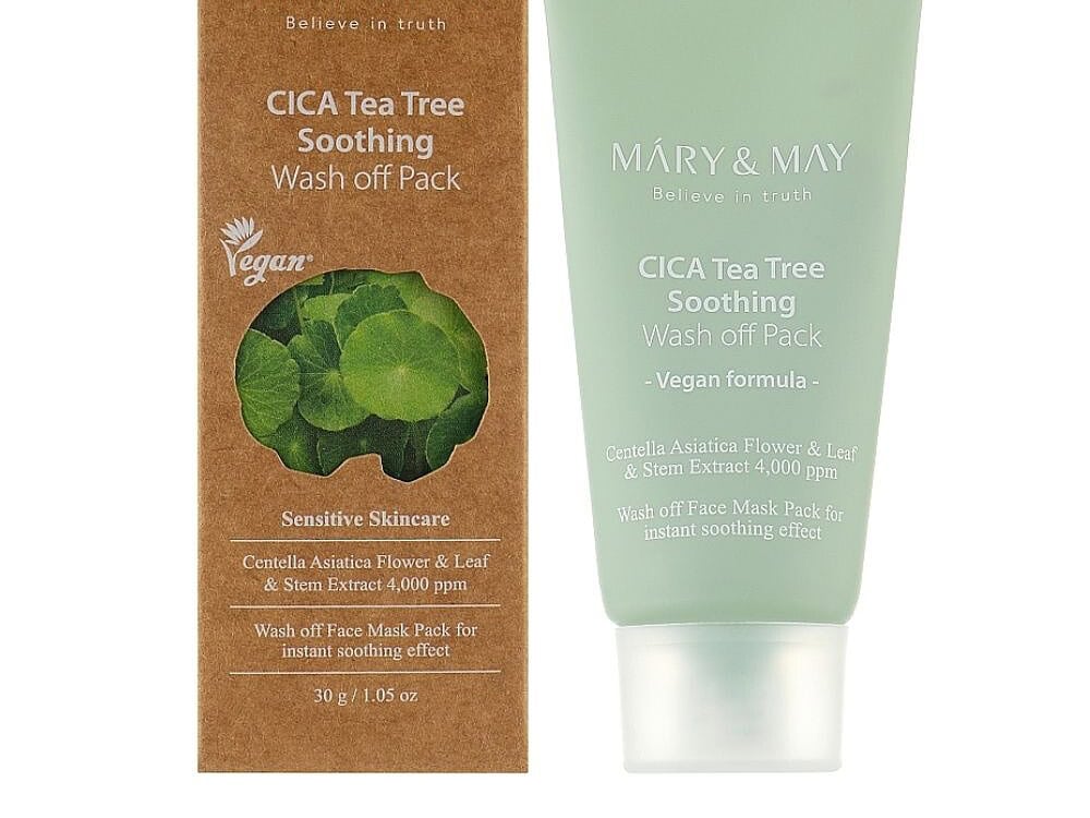 Mary&May CICA TeaTree Soothing Wash off Pack 30g