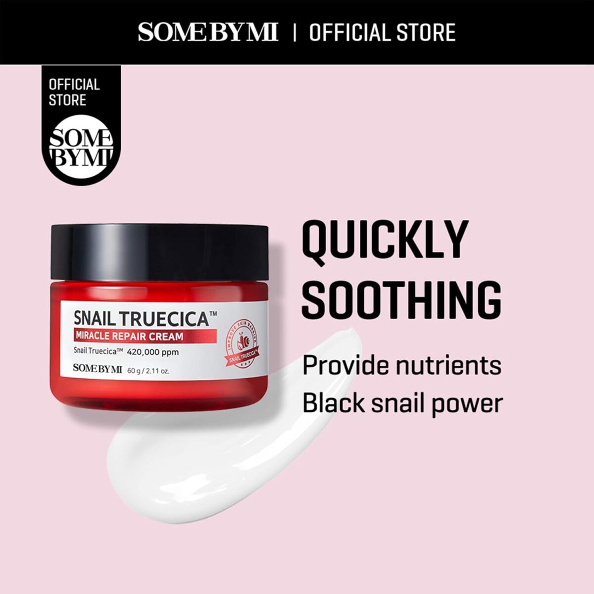 Some by mi snail truecica miracle repair cream - best price on stylekorean arabia