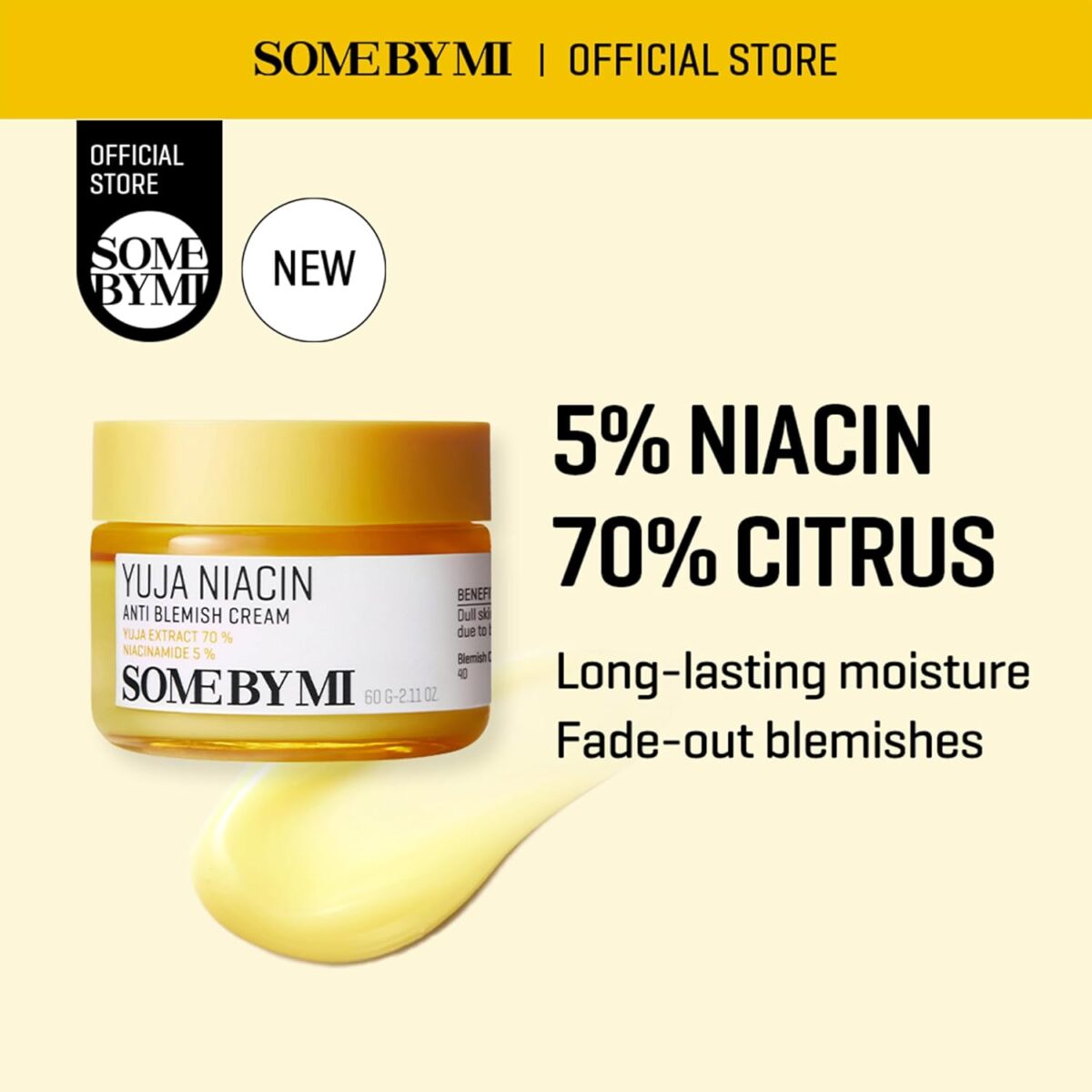 Some by mi yuja niacin anti blemish cream 60g - best price on stylekorean arabia