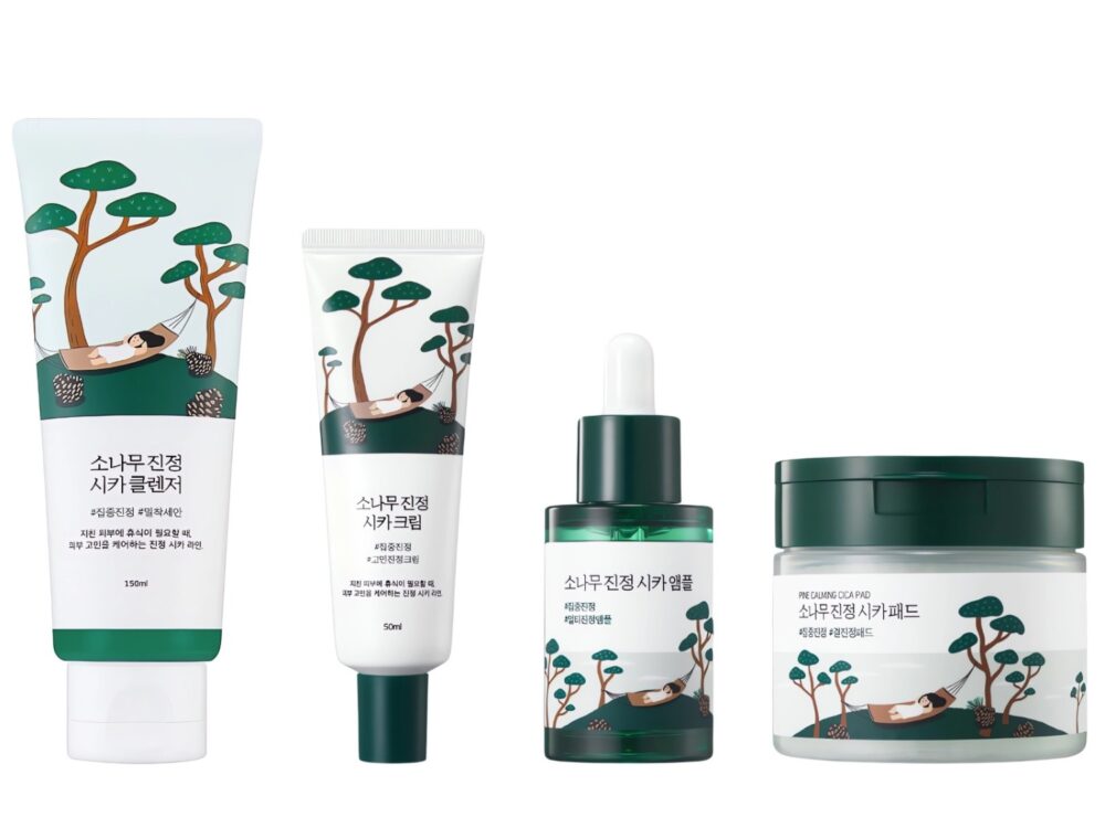 ROUND LAB Pine Tree Soothing Cica Set