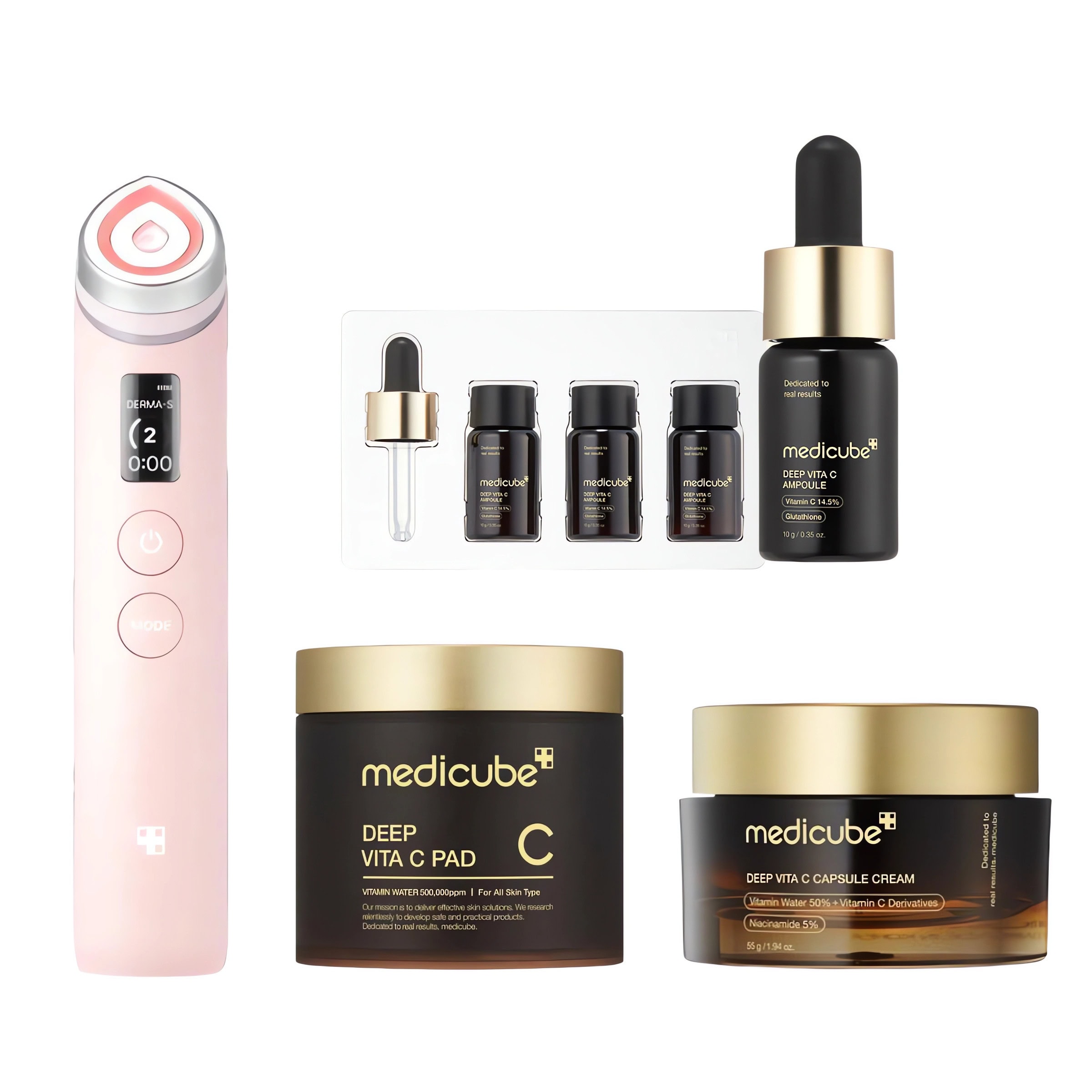 Medicube pink vita c glow set